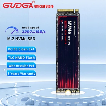 GUDGA SSD NVMe M2 PCIe3.0 512G 1TB 256G 128G 2TB Ssd 2280 M.2 Жесткий диск NVMe TLC Внутренний твердотельный накопитель для Портативных ПК
