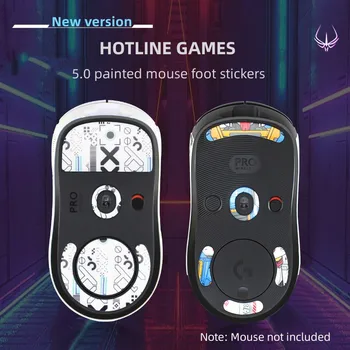 Hotline Games Новые 5.0 Наклейки с Нарисованными Ножками мыши Для Logitech G502X GPW GPRO X Superlight Wireless Razer Viper Ultimate