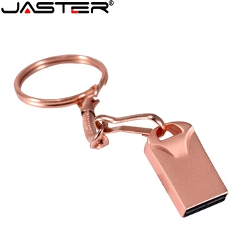 JASTER USB 2.0 горячий новый стиль металлическая карта памяти USB flash stick drive 4 ГБ 16 ГБ 32 ГБ 64 ГБ флеш-накопитель u диск логотип клиента