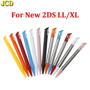 JCD 1 шт. для новой игровой консоли 2DSLL 2DSXL Пластиковая и металлическая телескопическая ручка-стилус с сенсорным экраном для нового 2DS LL XL