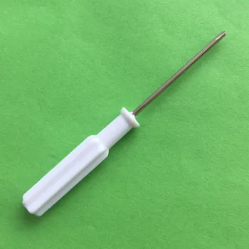 K864Y Дешевая удобная крестообразная отвертка с белой пластиковой ручкой, магнитная отвертка Philips, изготовление моделей своими руками