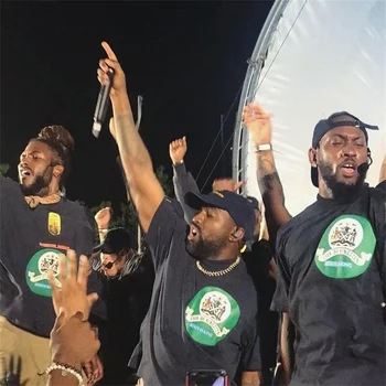 Kanye Jesus Is King Лимитированная уличная футболка в стиле хип-хоп, высококачественная хлопковая футболка Оверсайз с короткими рукавами