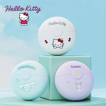 Kawaii Cinnamoroll Tws Bluetooth-Гарнитура Мультяшная Милая Студенческая Hello Kittys Y2K Sanrio Kuromi Настоящие Беспроводные Наушники-вкладыши Типа Подарков