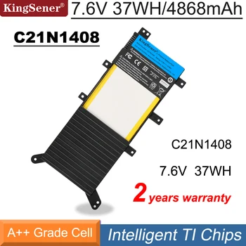 KingSener Новый Аккумулятор для ноутбука C21N1408 ASUS VivoBook 4000 MX555 V555L V555LB Серии V555U 7,6 V 37WH Бесплатная гарантия 2 года