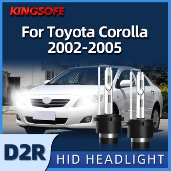 KINGSOFE D2R 6000 К 35 Вт HID ксеноновая лампа для автомобильных фар Мини холодные белые лампы для Corolla Toyota 2002 2003 2004 2005