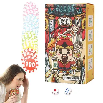 Mah Jongg Card 144 Пронумерованные Маленькие Карточки Из Плотной Бумаги Для Маджонга Легкий Набор Традиционных Игр Маджонг Для Взрослых Женщин Мужчин