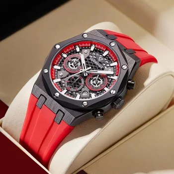 Mark Fairwhale, Новые брендовые автоматические механические часы для мужчин, роскошные трендовые деловые наручные часы, Водонепроницаемые часы Для мужчин reloj 5660