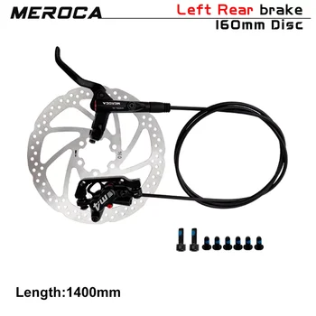 MEROCA MT420 MTB Дорожный Велосипед Гидравлический 160 мм Дисковый Тормоз Четырехпоршневой Передний Правый/Левый Задний Тормоз 800/1400 мм Масляный Тормоз Для Горного Велосипеда