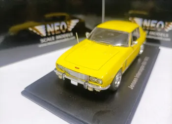 Neo 1/43 Винтажный родстер желтого цвета Коллекционное издание, Металлическая литая модель, игрушка в подарок