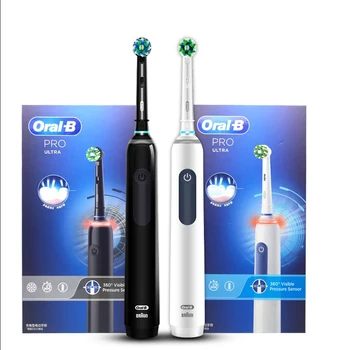 Oral B Ultra pro 4 Электрическая Зубная щетка Sonic Clean Teeth 5 Режимов чистки Зубов С датчиком давления abd Таймером Индуктивной зарядки Щетки