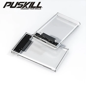 Puskill SATA3 Shell USB 3.1 Интерфейс Подходит для 2,5-дюймового жесткого диска SATA HD SSD Жесткий диск Мобильный корпус Box
