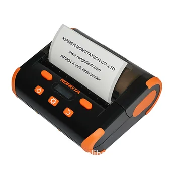 RONGTA RPP04 Беспроводной Bluetooth Термопринтер Этикеток 4-дюймовый Мобильный Принтер Наклеек штрих-кода