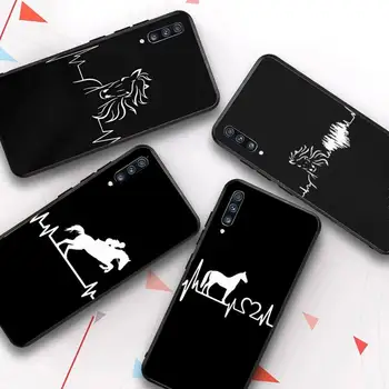 RuiCaiCa Horse Heartbeat Чехол для телефона Samsung Galaxy A 51 30s a71 Мягкий Силиконовый чехол для A21s A70 10 A30 Capa