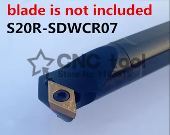 S20R-SDWCR07 держатель токарного инструмента 20 мм внутренние токарные инструменты С винтовым замком Держатель токарного инструмента с ЧПУ для пластин DCMT070204, SDWCR/L