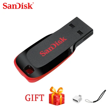SanDisk USB флэш-накопитель 64 гб 128 ГБ usb 2,0 CZ50 флэш-диск usb флэш-накопитель memoria usb 16 ГБ 8 гб memory stick флеш-накопитель 32 ГБ