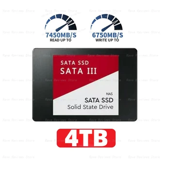 SATA SSD 4 ТБ 1 ТБ 2 ТБ Жесткий диск Sata3 2,5 Дюймовый Ssd Жесткий Диск Внутренние Твердотельные накопители для Портативных Компьютеров Notebook SSD