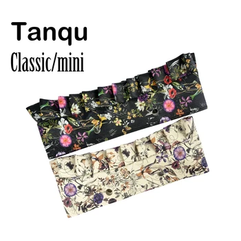 Tanqu Классическая мини-оборка из искусственной кожи с цветочным рисунком и оборкой для аксессуаров Obag O Bag
