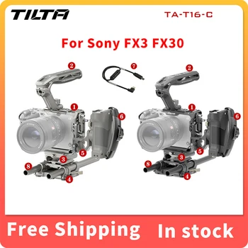 Tilta TA-T16-FCC-B новая обновленная для Sony FX3 FX30 камера Cage Armor Pro Kit Облегченная база с полной клеткой