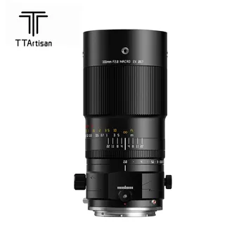 TTArtisan Tilt-Shift 100 мм f2.8 Полнокадровый 2X Макрообъектив для Беззеркальной камеры Sony E Mount Canon Fujifilm Nikon Z