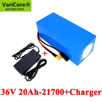 VariCore 36V 20Ah аккумулятор 21700 10S4P 500W батареи высокой мощности 42V 20000mAh Ebike электрический велосипед с защитой BMS + Зарядное устройство