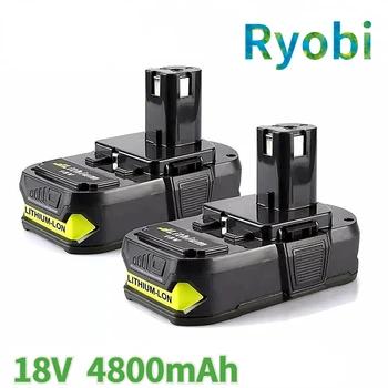 Verbesserte4.8 ач эрзац-литиевая батарея ryobi 18 дюймов, совместимая с ryobi 18 вольт um + большинством p107 p108 p102 p103 p104p105 p109