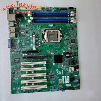 X10SLA-F для материнской платы промышленного управления Supermicro LGA1150 E3-1200 v3/v4 4-го поколения. Core i3 DDR3 ECC с двумя портами локальной сети GbE