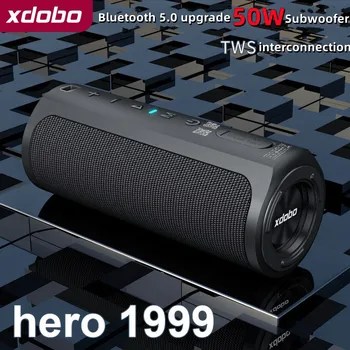 Xdobo Беспроводной Bluetooth Динамик Новый Сабвуфер Цилиндрический Hi FI Стерео Двойной Динамик Высокой Громкости Портативный Объемный TWS Interconnecti