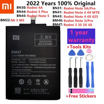 Xiao Mi Оригинальный Аккумулятор Для телефона Xiaomi Redmi Note 4 4X3 3S 3X4A 3 Mi6 5 5A 6 6A 7 Pro Mi 5X Mi 5 Mi5 Сменные Аккумуляторы