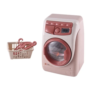 YH129-3SE, Имитирующая бытовую Электрическую стиральную машину, Детская мелкая бытовая техника, кухонные игрушки, запчасти для мальчиков и девочек