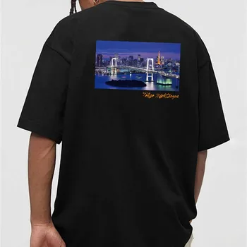 Yohji Yamamoto Y3 2023 Летняя Мужская футболка Tokyo с ограниченным тиражом, Фирменная Уличная трендовая Хлопковая футболка с коротким рукавом Для мужчин и женщин