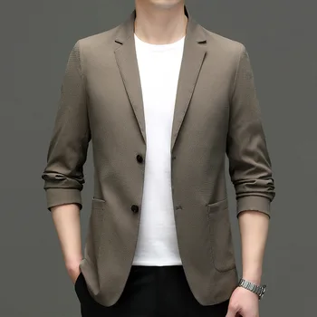 Z598-2023 новый мужской костюм небольшого размера, корейская версия приталенного костюма, мужской молодежный пиджак