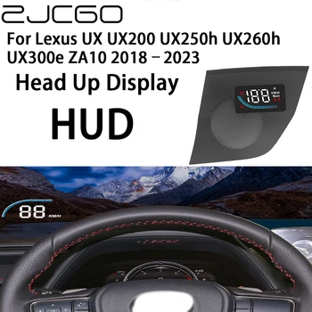 ZJCGO Авто HUD Автомобильный Проектор Сигнализации Головной Дисплей Спидометр Лобовое Стекло для Lexus UX UX200 UX250h UX260h UX300e ZA10 2018 ~ 2023