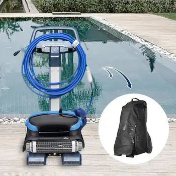 Автоматическая роботизированная крышка для чистки бассейна, водонепроницаемая пылезащитная ветрозащитная ткань Оксфорд, универсальные чехлы для чистки, долговечные принадлежности