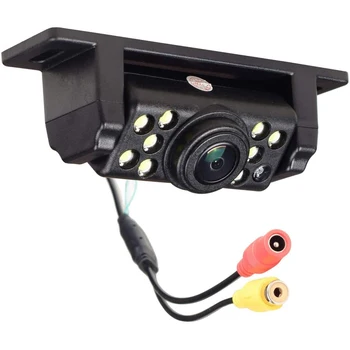 Автомобильная Резервная камера Заднего вида Камера заднего вида с широким углом обзора 170 ° и 9 светодиодными фонарями Супер Четкого ночного видения для всех автомобилей