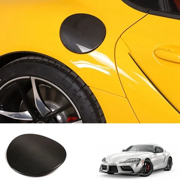 Автомобильные наклейки для украшения крышки топливного бака Из углеродного волокна Для Toyota Supra 2019 2020 2021 2022