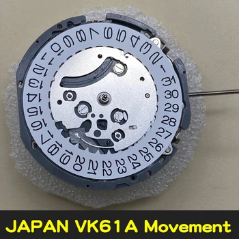 Аксессуары Для Японских кварцевых часов Механизм VK61A Кварцевый механизм VK61.A/VK61 С батарейным хронографом SR936SW