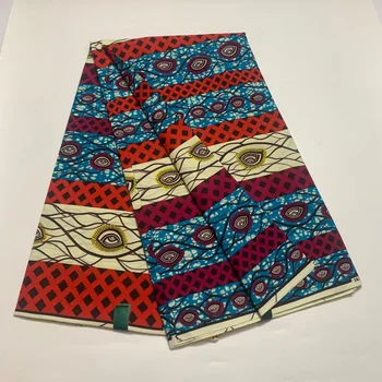 африканская ткань Мягкий 100% хлопок настоящий настоящий воск новая оригинальная ткань с африканской восковой печатью ткань Анкара восковая ткань нигерийский стиль