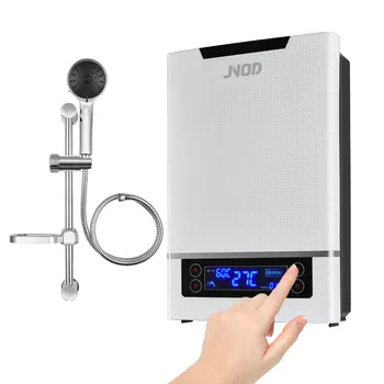 Безцилиндровый водонагреватель JNOD мощностью 7,5 кВт, электрический водонагреватель с сенсорным управлением, мгновенный электрический водонагреватель