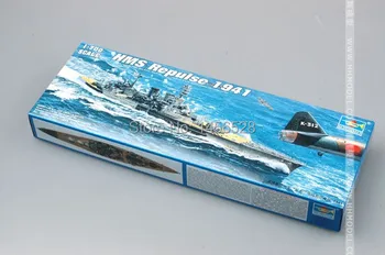 Бесплатная доставка USS Tuscaloosa Assembly Model kits Modle building Trumpeter 1/700 масштаб