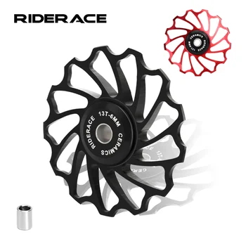 Велосипедный Керамический Шкив Заднего Переключателя 11T 13T Направляющая Для Shimano Sram 4nm 5nm 6nm MTB Дорожный Велосипед Керамический Подшипник Jockey Wheel