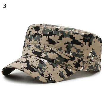 Винтажные Камуфляжные Армейские военные шляпы Бейсболки с плоским верхом Для мужчин, Спортивные Тактические военные шляпы, Солнцезащитные шляпы для курсантов
