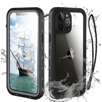 Водонепроницаемый Чехол Для Телефона Iphone 13 12 11 Pro Max Xs Max Xr Mini Water Proof Diving Full Clear Armor Cover Чехол Для Подводного Плавания