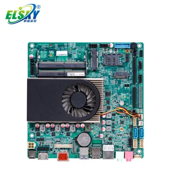 Горячая продажа ELSKY Core i5 10210U i3 10110U i7 10510U QM10U Материнская плата DDR4 Mini itx с дисплеем 4K EDP LVDS 1HDMI VGA опционально