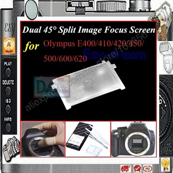 Двойной экран для фокусировки с разделением изображения на 45 градусов для Olympus E400/410/420/450/500/600/620 PR133