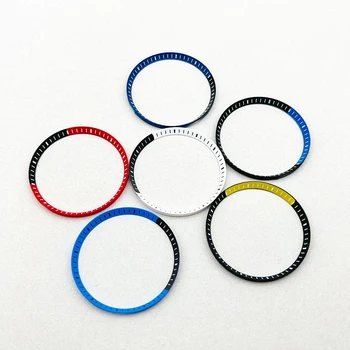 Двухцветные Пластиковые Кольца для часов Диаметром 30,5 мм с внутренним диаметром 27,5 мм Подходят Для Ремонта Часов Seiko SRPD SKX007 SKX009 SKX011