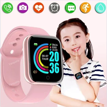 Детские Фитнес-трекеры с Bluetooth Smart Connected, цифровые часы Y68, умные часы для мужчин, женщин, детские водонепроницаемые часы Montre