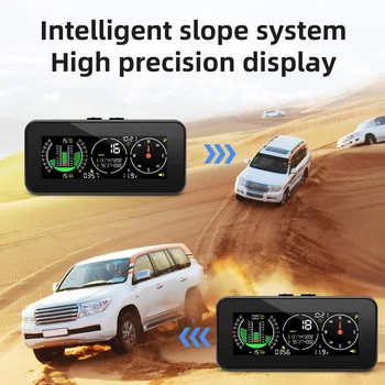 Дисплей на головке, Универсальный цифровой инклинометр, датчик наклона, спидометр, GPS Для автомобиля, внедорожные аксессуары, 4x4 HUD M60