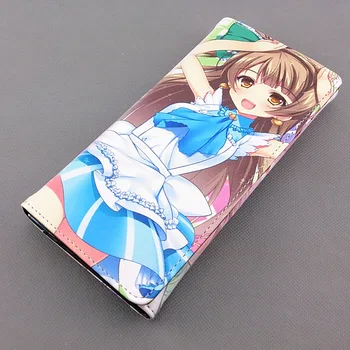 Длинный кошелек из искусственной кожи с красочным принтом аниме LOVELIVE Nico Yazawa A с карманом для монет