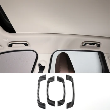 Для 2023-2024 BMW X1 IX1 U10 U11 Наклейка на крышу автомобиля из мягкого углеродного волокна, Аксессуары для защиты салона автомобиля, 4 шт.