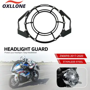 Для Kawasaki Z900RS 2017 2018 2019 2020, Мотоциклетная Винтажная защита фар, ретро Решетка, головной светильник, крышка лампы Z900 RS